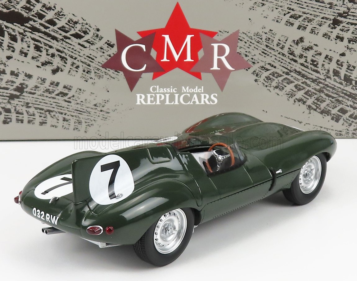 JAGUAR | D-TYPE TEAM JAGUAR CARS LTD N 7 24h LE MANS 1955 D.HAMILTON - T.ROLT | BRITISH RACING GREEN