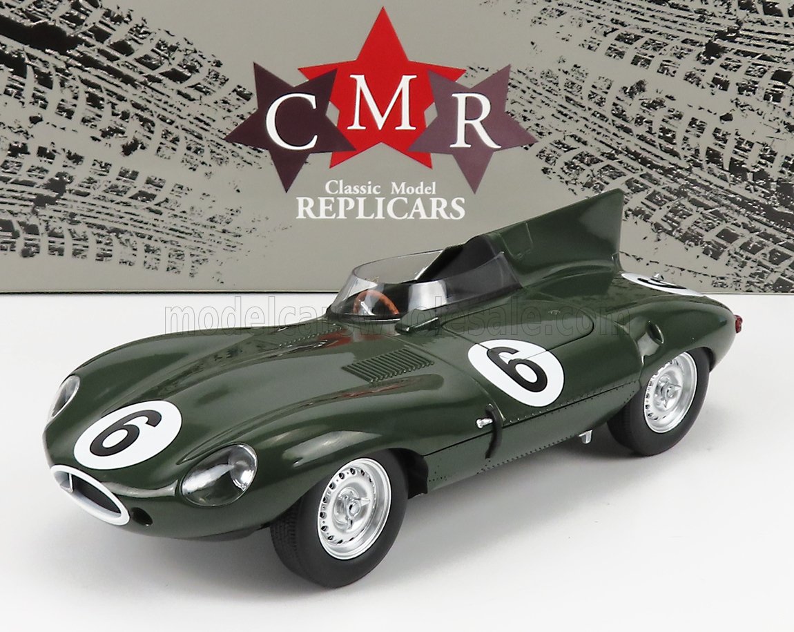 JAGUAR | D-TYPE TEAM JAGUAR CARS LTD N 6 VINCITORE 24h LE MANS 1955 J.M.HAWTHORN - I.L.BUEB | BRITISH RACING GREEN