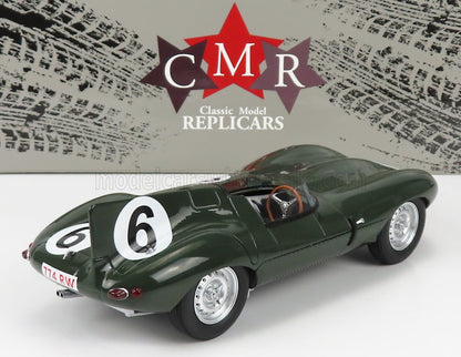 JAGUAR | D-TYPE TEAM JAGUAR CARS LTD N 6 WINNER 24h LE MANS 1955 J.M.HAWTHORN - I.L.BUEB | BRITISH RACING GREEN