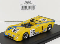 Modellino in scala Chevron B21 24h Le Mans 1973 giallo, #66, su base nera — Vroomi