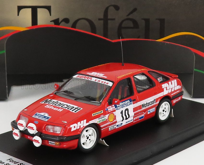 Ford Sierra XR4x4 No. 10 B. Stokes G. Adams Rally New Zealand 1988 Night Version Trofeu 1:43 scale model