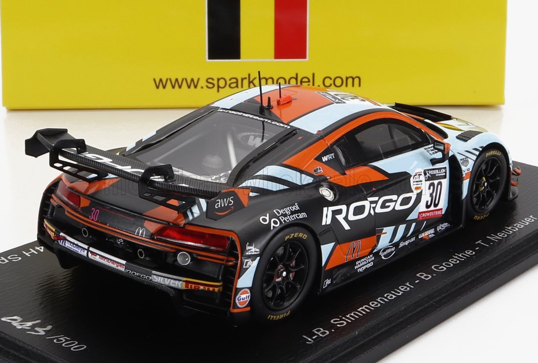 AUDI | R8 LMS GT3 TEAM WRT N 30 WINNER SILVER CUP CLASS 24h SPA 2022 J.B.SIMMENAUER - B.GOETHE - T.NEUBAUER