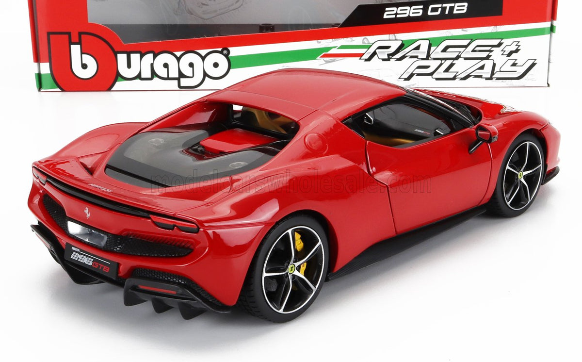 Ferrari 296 GTB Hybrid 830HP V6 2021 Bburago 1:18 scale model - image 2
