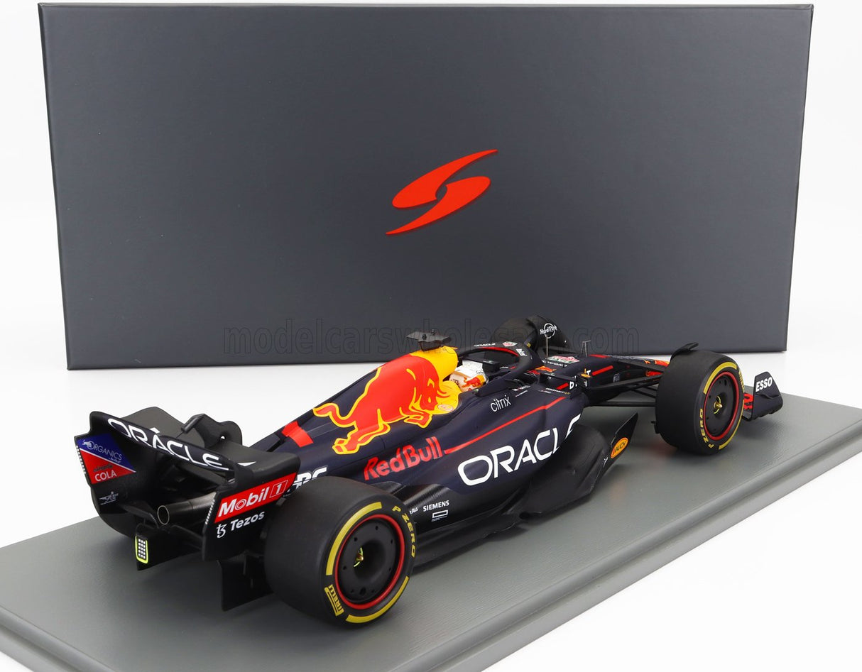 RED BULL | F1  RB18 TEAM ORACLE RED BULL RACING N 1 WINNER BELGIUM GP WORLD CHAMPION 2022 MAX VERSTAPPEN | MATT BLUE YELLOW