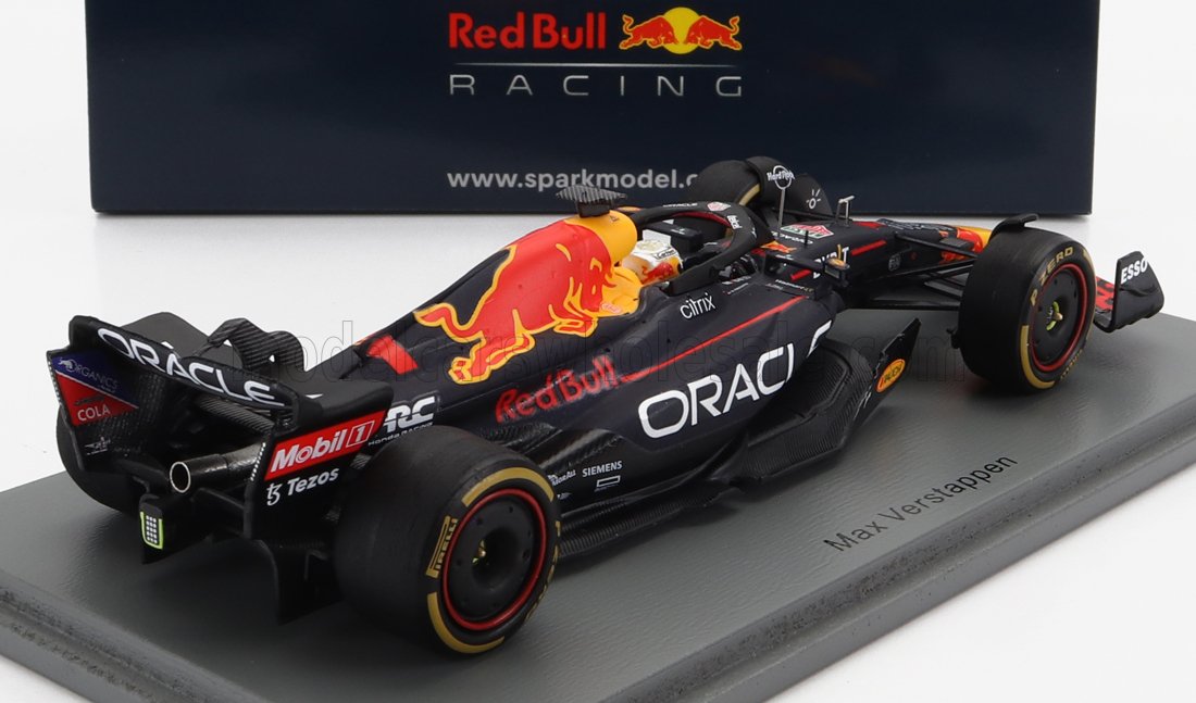 RED BULL | F1  RB18 TEAM ORACLE RED BULL RACING N 1 WINNER BELGIUM GP WORLD CHAMPION 2022 MAX VERSTAPPEN | MATT BLUE YELLOW