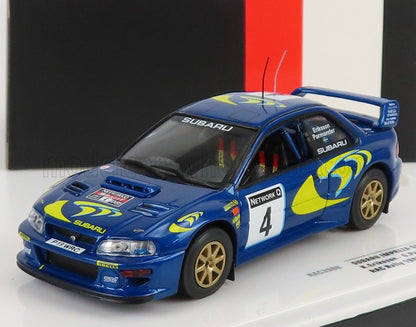 SUBARU - IMPREZA S5 WRC N 4 RALLY RAC LOMBARDIA 1997 K.ERIKSSON - S.PARMANDER - BLU GIALLO - Vroomi