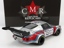 PORSCHE - 911 CARRERA RSR 2.1L TURBO TEAM MARTINI RACING N 22 2nd 24h LE MANS 1974 G.VAN LENNEP - H.MULLER - SILVER RED BLUE