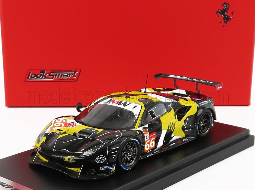 FERRARI | 488 GTE EVO 3.9L TURBO V8 TEAM JMW MOTORSPORT N 66 24h LE MANS 2021 J.FANNIN - T.NEUBAUER - R.SALES