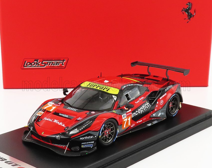 FERRARI | 488 GTE EVO 3.9L TURBO V8 TEAM INCEPTION RACING N 71 24h LE MANS 2021 B.BARNICOAT - B.IRIBE - O.MILLROY