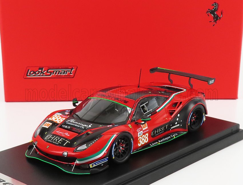 FERRARI | 488 GTE EVO 3.9L TURBO V8 TEAM RINALDI RACING N 388 24h LE MANS 2021 J.BLEEKEMOLEN - P.EHRET - C.HOOK