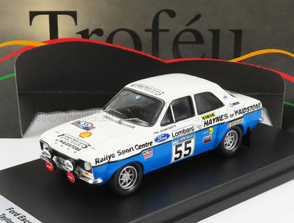FORD ENGLAND - ESCORT MKI N 55 RALLY RAC 1974 J.TAYLOR - J.CHITTY - WHITE BLUE