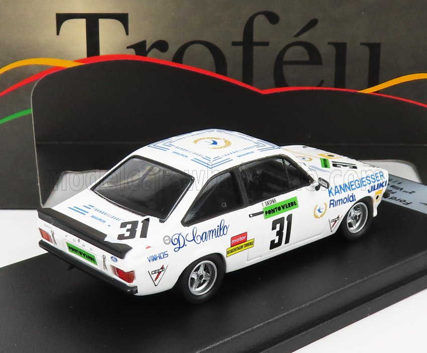 Ford Escort MkII RS 2000 No. 31 F. Gaspar 2nd Rally Vila do Conde 1981 Trofeu 1:43 scale model - image 2