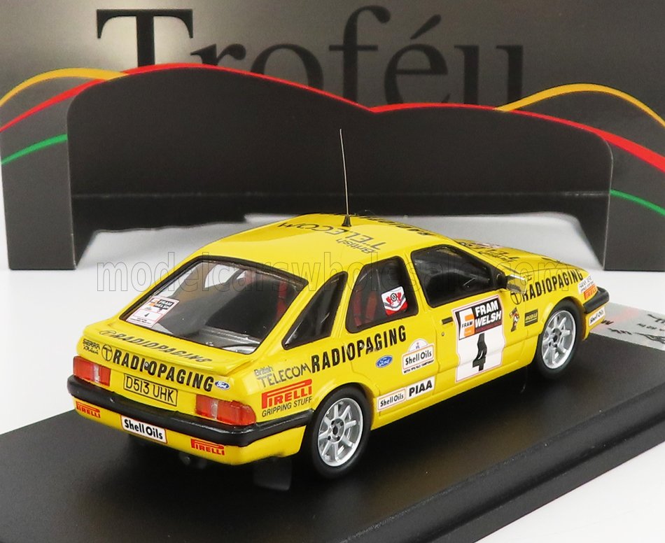 Ford Sierra XR4 No. 4 Mark Lovell Roger Freeman Welsh Rally 1987 Trofeu 1:43 scale model - image 2