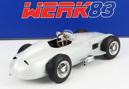 MERCEDES BENZ - F1  W196 N 0 PLAIN BODY 1954 - SILVER