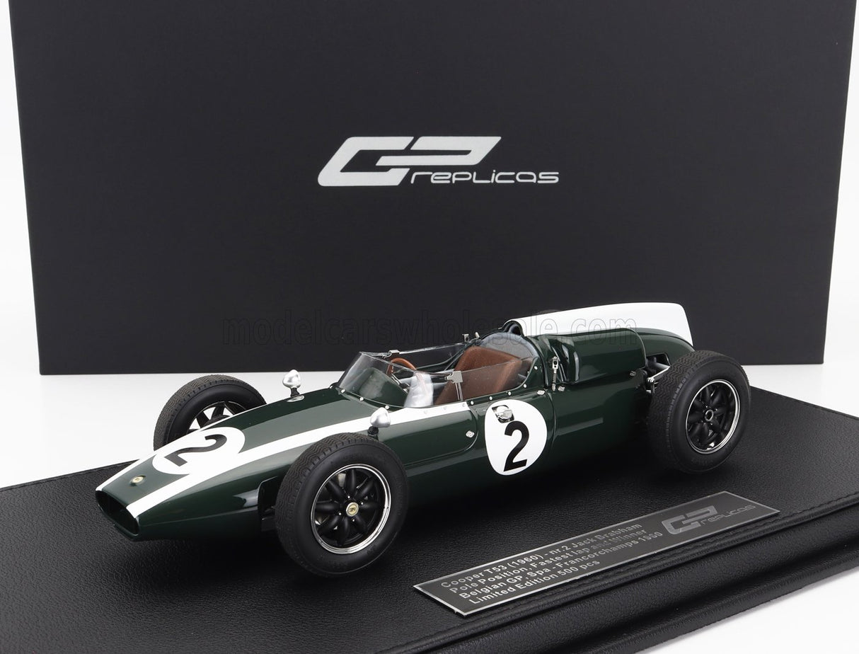 COOPER | F1 T53 N 2 POLE POSITION SCHNELLSTE RUNDE SIEGER BELGIEN SPA GP WELTMEISTER 1960 JACK BRABHAM