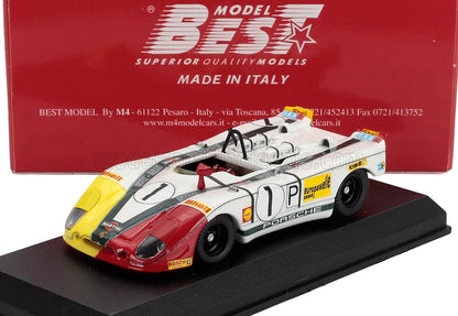 PORSCHE - 908/02K FLUNDER N 1 1000 km NURBURGRING 1970 G.LARROUSSE - H.MARKO - BLANC ROUGE JAUNE - Vroomi