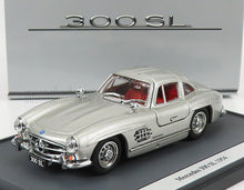 MERCEDES BENZ - 300SL COUPE GULLWING (W198) 1954 - SILVER Scale model car on Vroomi