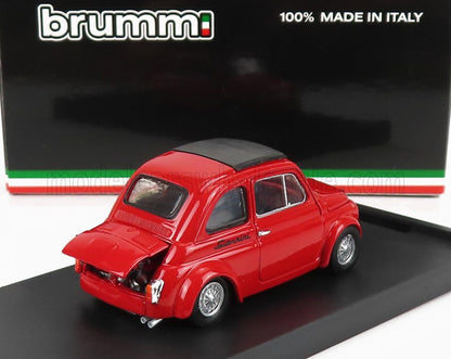 FIAT - 500 590GT N 0 GIANNINI VALLELUNGA 1969 - RED Scale model car on Vroomi