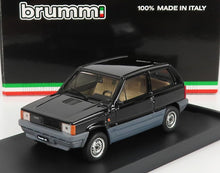 FIAT - PANDA 45 1980 - NERO LUXOR - BLACK Scale model car on Vroomi