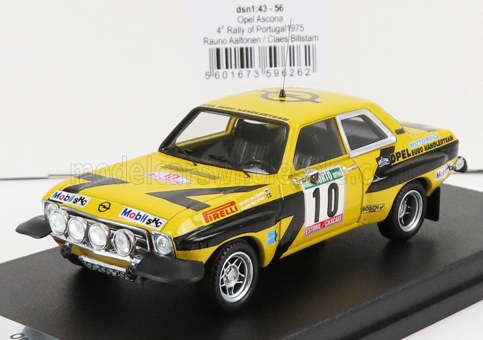 OPEL | ASCONA (night version) N 10 4th RALLY PORTUGAL 1975 R.AALTONEN - C.BILLSTAM