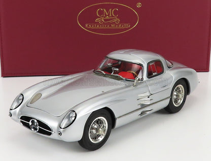 MERCEDES BENZ - 300 SLR UHLENHAUT COUPE 1955 - RED INTERIOR - SILVER