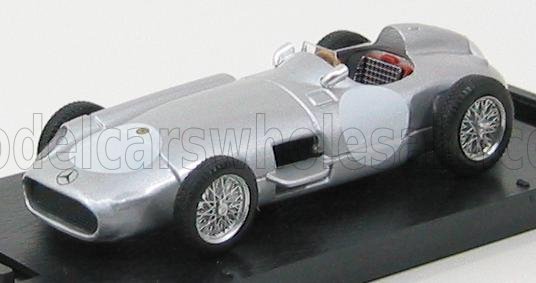 MERCEDES BENZ - F1 W196 CELEBRATION 1955 - UNTERTURKHEIM STUTTGART - - SILVER Scale model car on Vroomi
