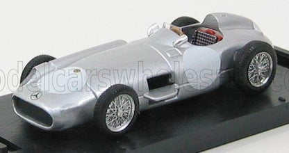 MERCEDES BENZ - F1 W196 CELEBRATION 1955 - UNTERTURKHEIM STUTTGART - - SILVER Scale model car on Vroomi