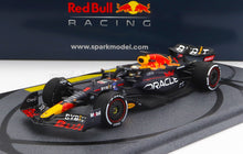 RED BULL | F1  RB18 TEAM ORACLE RED BULL RACING N 1 WINNER ABU DHABI WORLD CHAMPION 2022 MAX VERSTAPPEN | MATT BLUE YELLOW