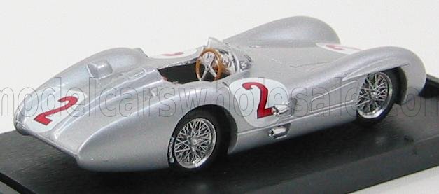 MERCEDES BENZ - F1 W196C GP GB N 2 1954 KARL KLING - modellino in scala SILVER modellino Vroomi