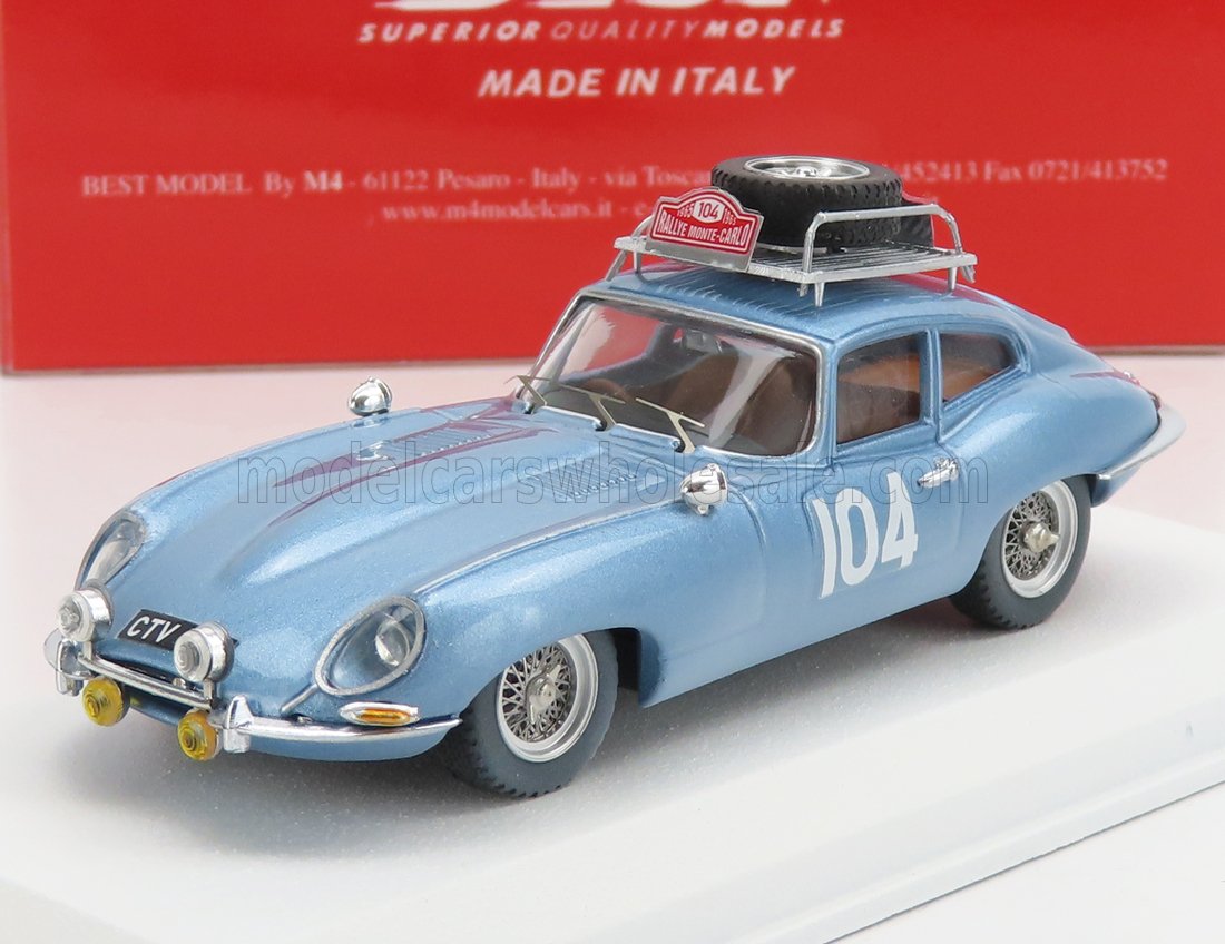 JAGUAR | E-TYPE COUPE (night version) N 104 RALLY MONTECARLO 1965 H.PINDER - C.POLLARD