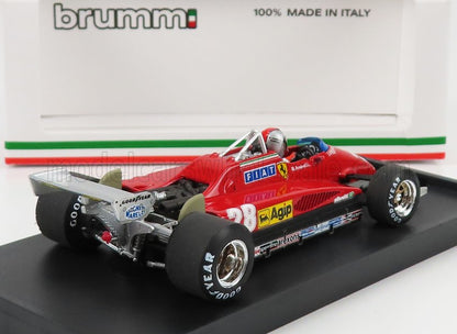 FERRARI - F1 126C2 N 28 3rd ITALY GP 1982 MARIO ANDRETTI - WITH DRIVER FIGURE - RED Scale model car on Vroomi