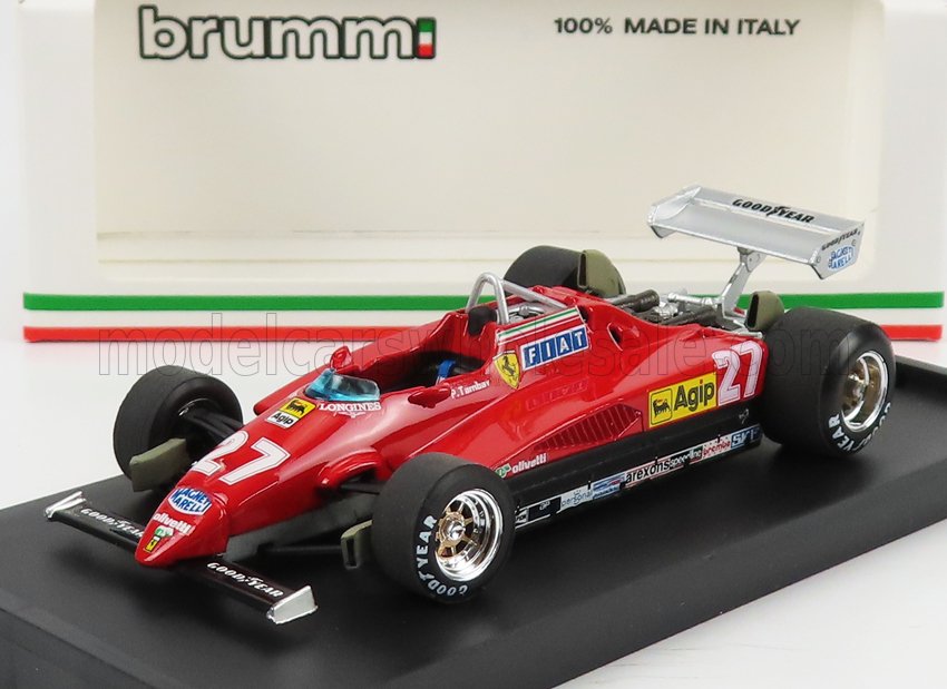 FERRARI - F1 126 C2 GP D'ITALIA 1982 N. 27 PATRICK TAMBAY - modellino in scala RED modellino Vroomi