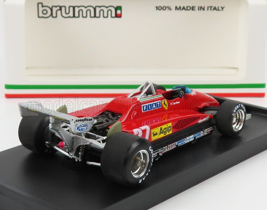 FERRARI - F1 126 C2 GP D'ITALIA 1982 N. 27 PATRICK TAMBAY - modellino in scala RED modellino Vroomi