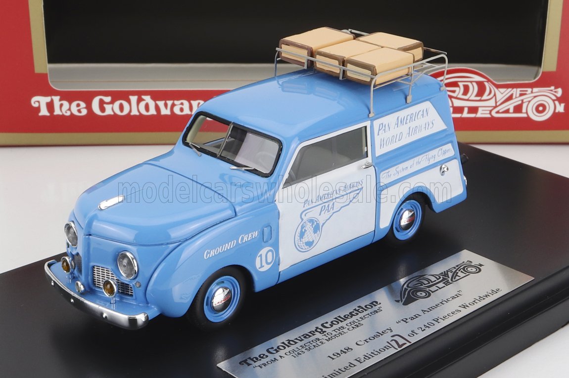 Crosley Airport Pan American Airways 1949 White Blue Goldvarg 1:43 scale model