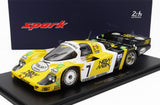PORSCHE | 956L TURBO TEAM NEWMAN JOEST RACING N 7 WINNER 24h LE MANS 1984 K.LUDWIG - H.PESCAROLO - S.JOHANSSON - CON VETRINA - WITH SHOWCASE