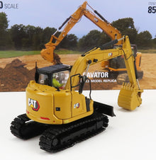 Detailed CAT excavator 1/50 scale die-cast model replica available at Vroomi collectors shop