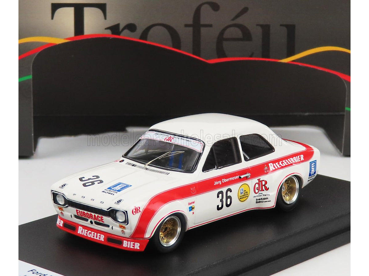 Ford Escort MkI RS1600 No. 36 Jörg Obermoser Nürburgring DRM 1973 Trofeu 1:43 scale model