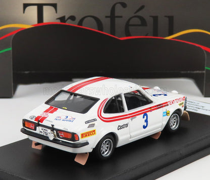 TOYOTA - COROLLA LEVIN (night version) N 3 RALLY ACROPOLIS 1975 A.WARMBOLD - J.DAVENPORT - WHITE RED