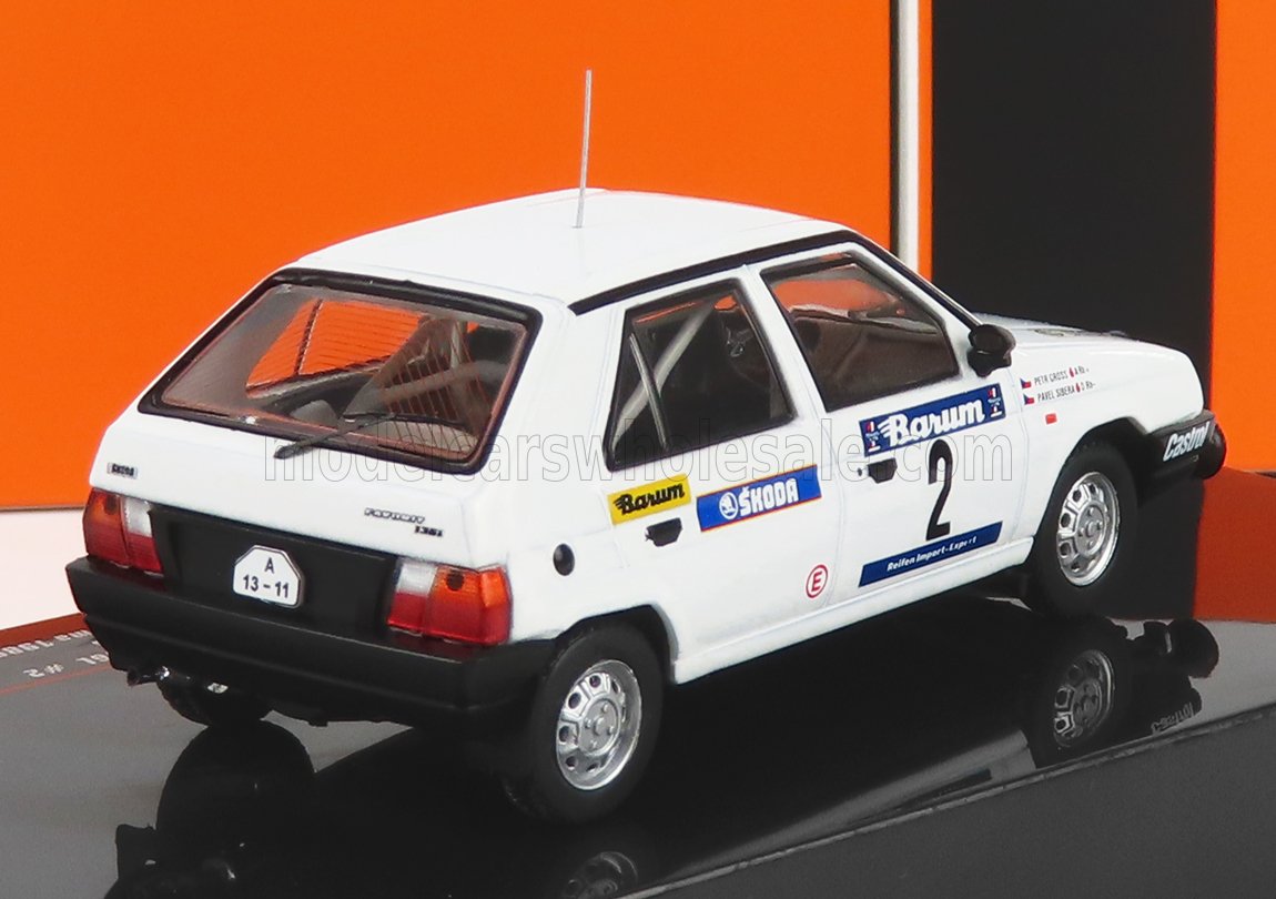 SKODA - FAVORIT 136L N 2 RALLY VALASSKAA ZIMA 1989 P.SIBERA - P.GROSS - WHITE - Vroomi