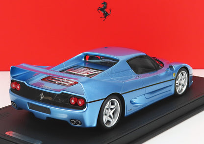FERRARI - F50 COUPE 1995 - CON VETRINA - AZZURRO CALIFORNIA - METALLIZZATO