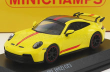 PORSCHE - 911 992 GT3 COUPE 2021 - YELLOW RED BLACK