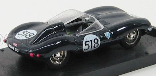 JAGUAR - D-TYPE N 518 MILLE MIGLIA 1957 - BLUE Scale model car on Vroomi