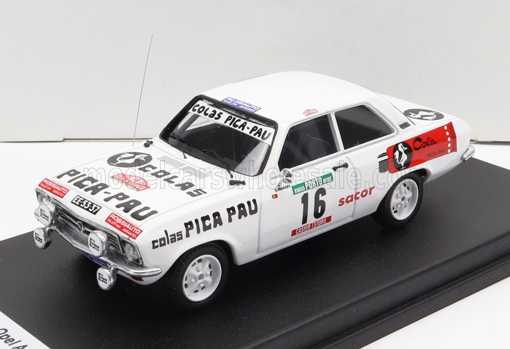 Opel Ascona No. 16 S.Mendes J.Nobre Rally Portugal 1976 Night Version Trofeu 1:43 scale model