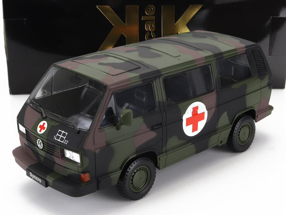 VOLKSWAGEN | T3 MINIBUS  GERMAN ARMY AMBULANCE 1987 | MILTARY CAMOUFLAGE