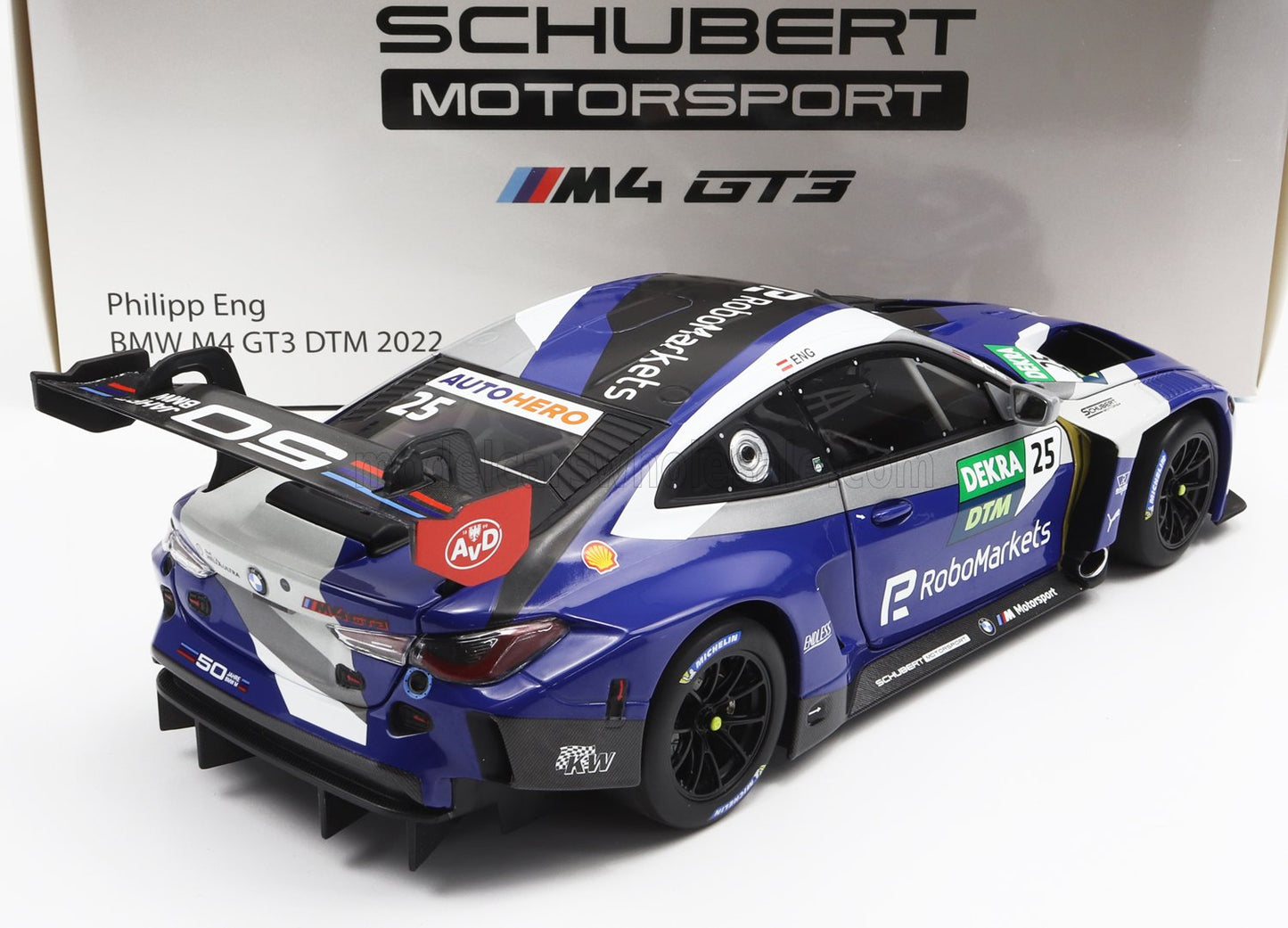 BMW - 4-SERIES M4 GT3 TEAM SCHUBERT MOTORSPORT N 25 DTM SEASON 2022 P.ENG - BLUE BLACK