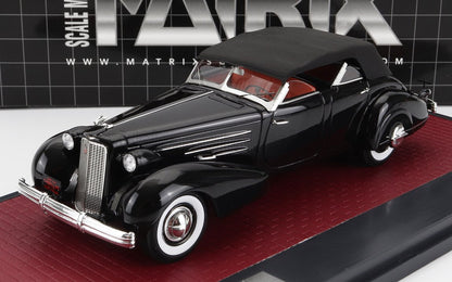 CADILLAC - V16 DUAL COWL SPORT PHEATON CABRIOLET CLOSED 1937 - BLACK