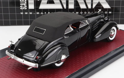 CADILLAC - V16 DUAL COWL SPORT PHEATON CABRIOLET CLOSED 1937 - BLACK