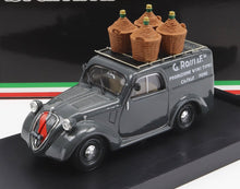 FIAT - 500B FURGONE VAN VEICOLO COMMERCIALE PUBBLICITARIO PRODUZIONE VINI TIPICI G.ROSSI E FIGLI 1941 - GREY Scale model car on Vroomi