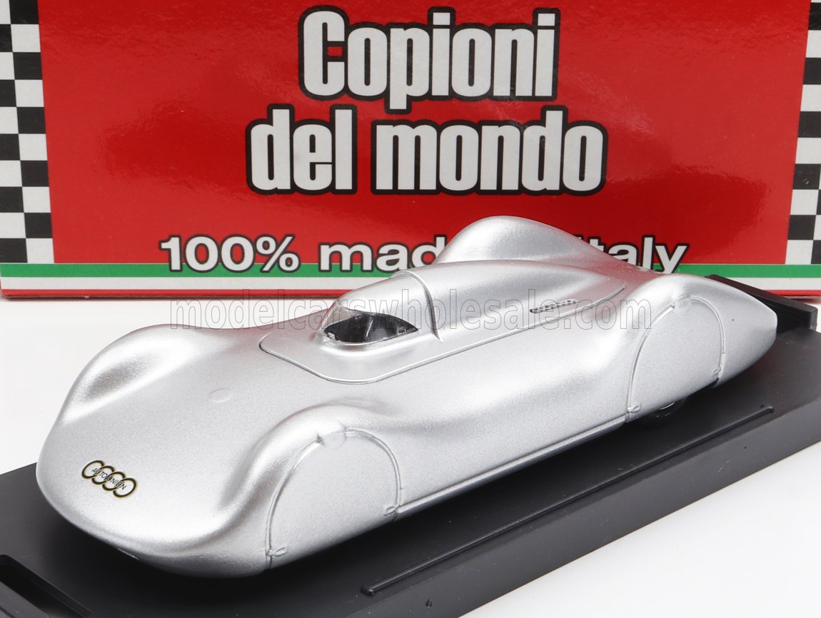 AUTO UNION - TIPO C STREAMLINE WORLD SPEED RECORD TEST CAR 1937 B.ROSEMEYER - SILVER Scale model car on Vroomi