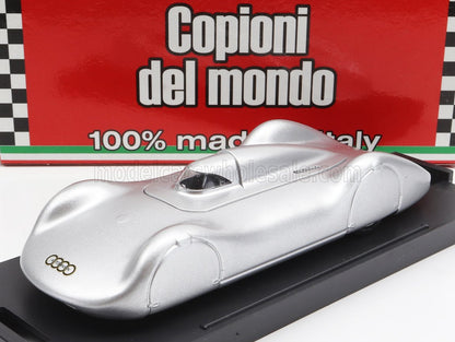 AUTO UNION - TIPO C STREAMLINE WORLD SPEED RECORD TEST CAR 1937 B.ROSEMEYER - SILVER Scale model car on Vroomi
